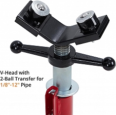 Голова V-образных двухроликовых складных регулируемых опор для труб Remmers Atlant 1/8-12 Голова V-образных двухроликовых складных регулируемых опор для труб Remmers Atlant 1/8-12