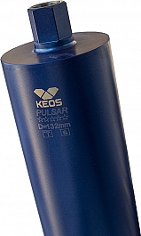 Хвостовик алмазных коронок для сухого сверления с микроударом Keos Pulsar Pro Laser 132 мм
