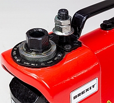 Регулировка устройства для накатки желобков на трубах Brexit BrexGroover R1200-M