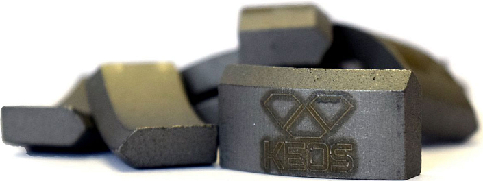 Алмазные сегменты для коронок Keos Алмазные сегменты для коронок Keos